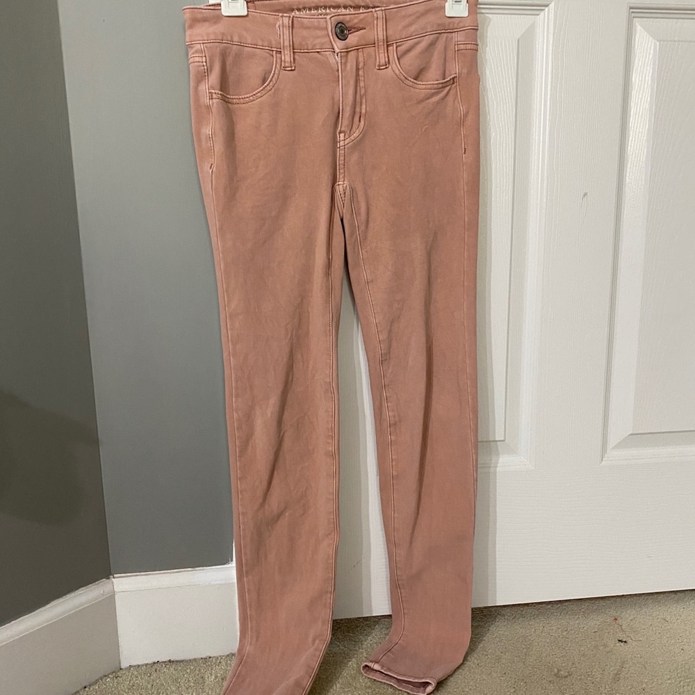 American eagle pink jeans
